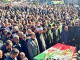 تشییع  شهدای گمنام دوران دفاع مقدس در همدان