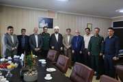 دیدار مدیرکل بنیاد شهید و امور ایثارگران استان همدان با فرمانده سپاه انصارالحسین(ع) 