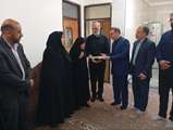 دیدار نماینده مردم شریف ملایر در مجلس شورای اسلامی با خانواده شهید میثم گرجی در شهر ازندریان