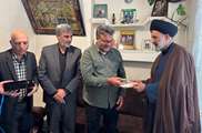 دیدار نماینده ولی‌فقیه در بنیاد شهید  و امورایثارگران کشور با خانواده معظم شهیدان زارعی در همدان