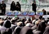 تشییع باشکوه شهدای والامقام جنگ رمضان بر روی دستان مردم همدان