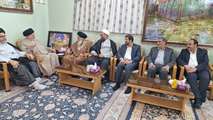 دیدار مسئولان ارشد استان همدان با نماینده آیت‌الله العظمی سیستانی در قم