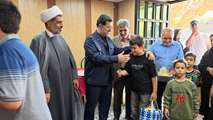 دیدار صمیمانه استاندار قم با فرزندان صغار شهدای جنگ ۱۲ روزه و جنگ رمضان استان همدان در شهر مقدس قم
